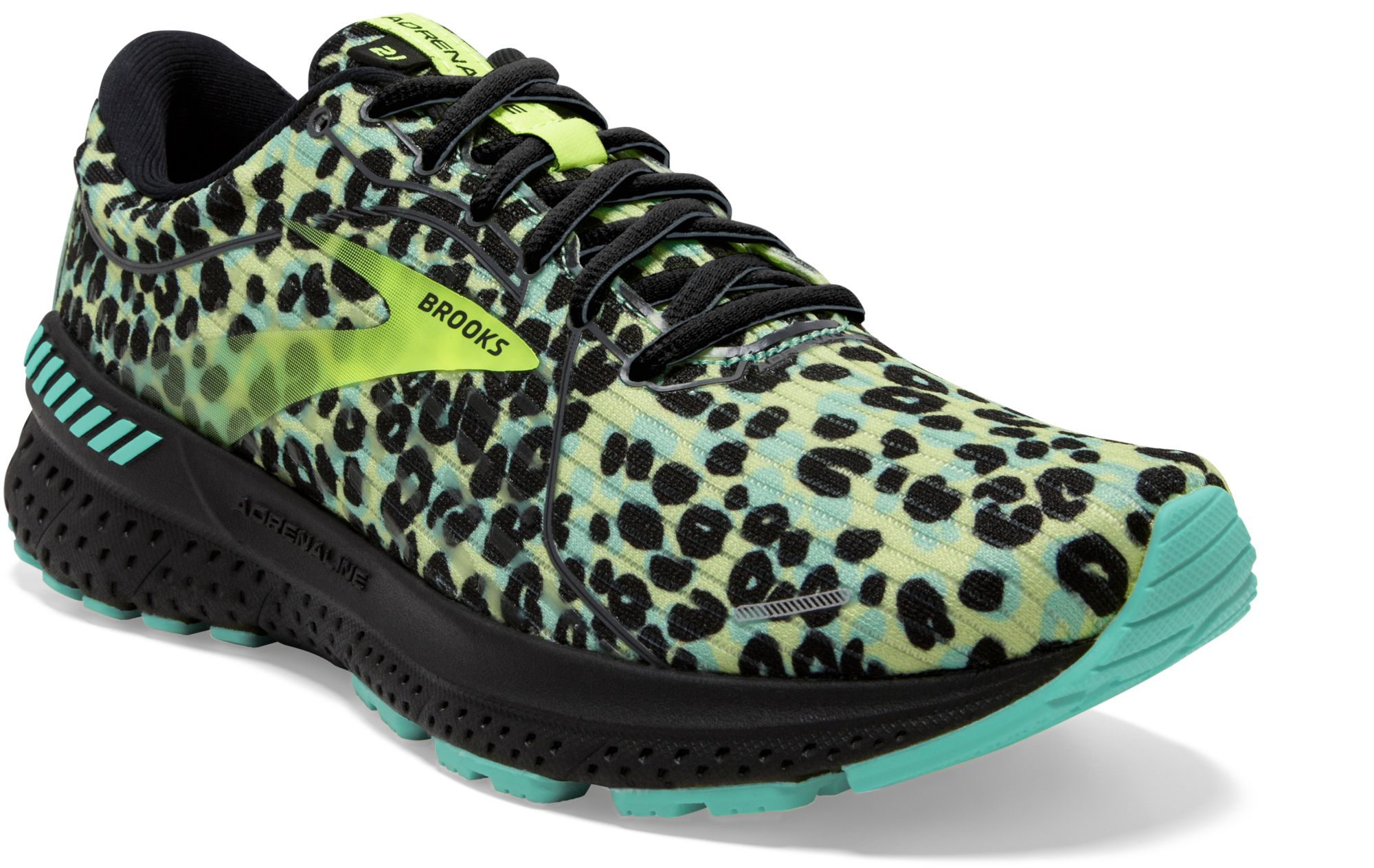 Brooks Women's Adrenaline GTS 21 Electric Cheetah Running Shoes product image