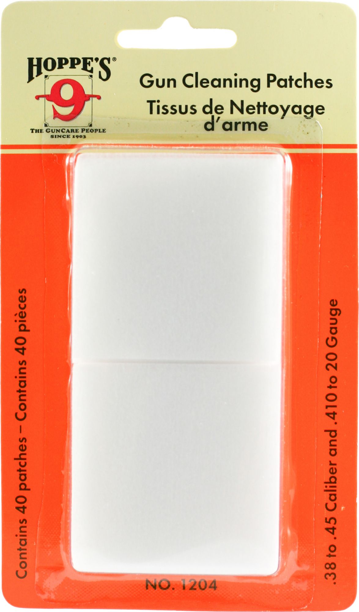 Hoppe's Gun Cleaning Patches – Bulk Pack product image
