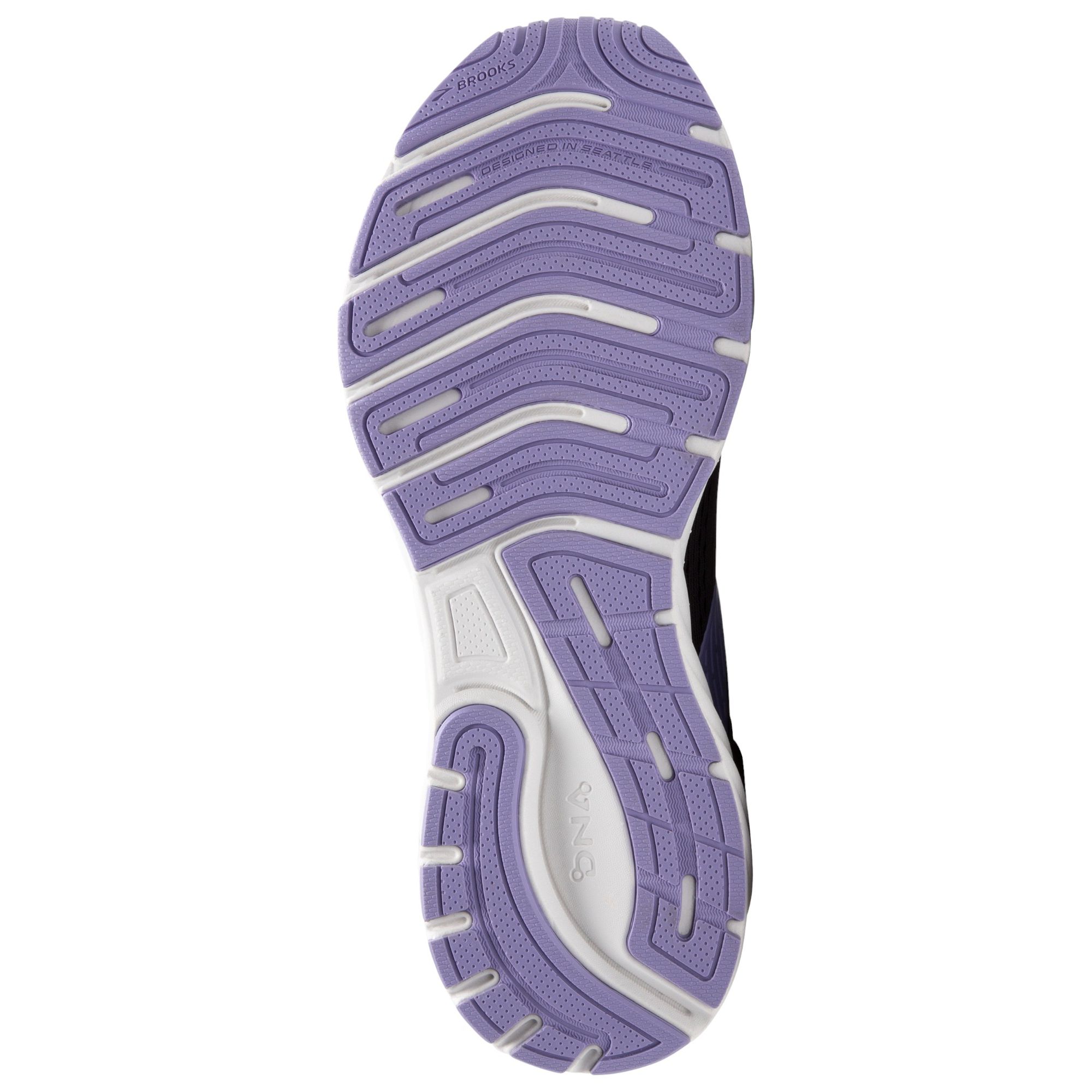 Brooks Women's Anthem 6 Running Shoes - Black/Purple - Medium/B