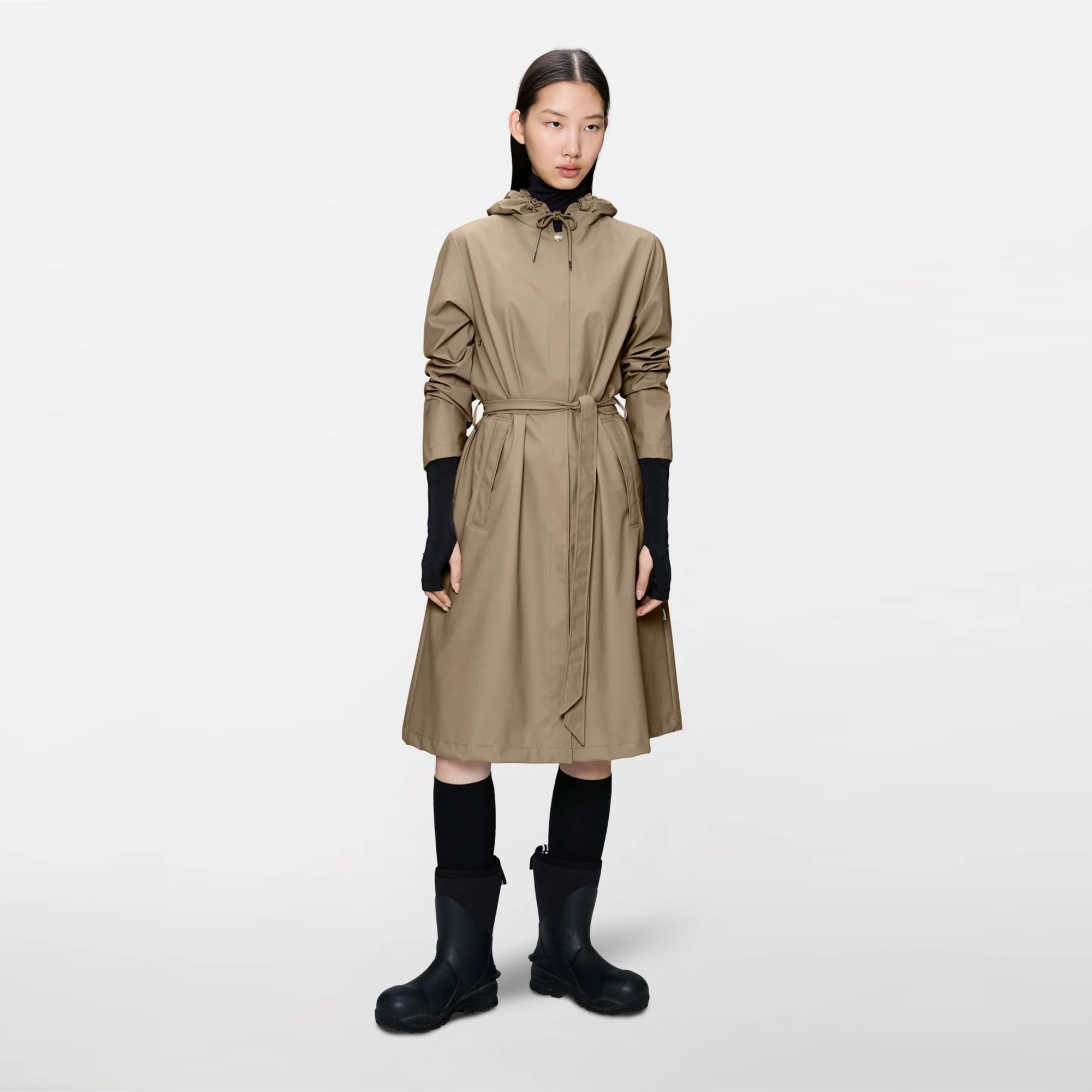 Rains Women's A-Line Longer Jacket product image