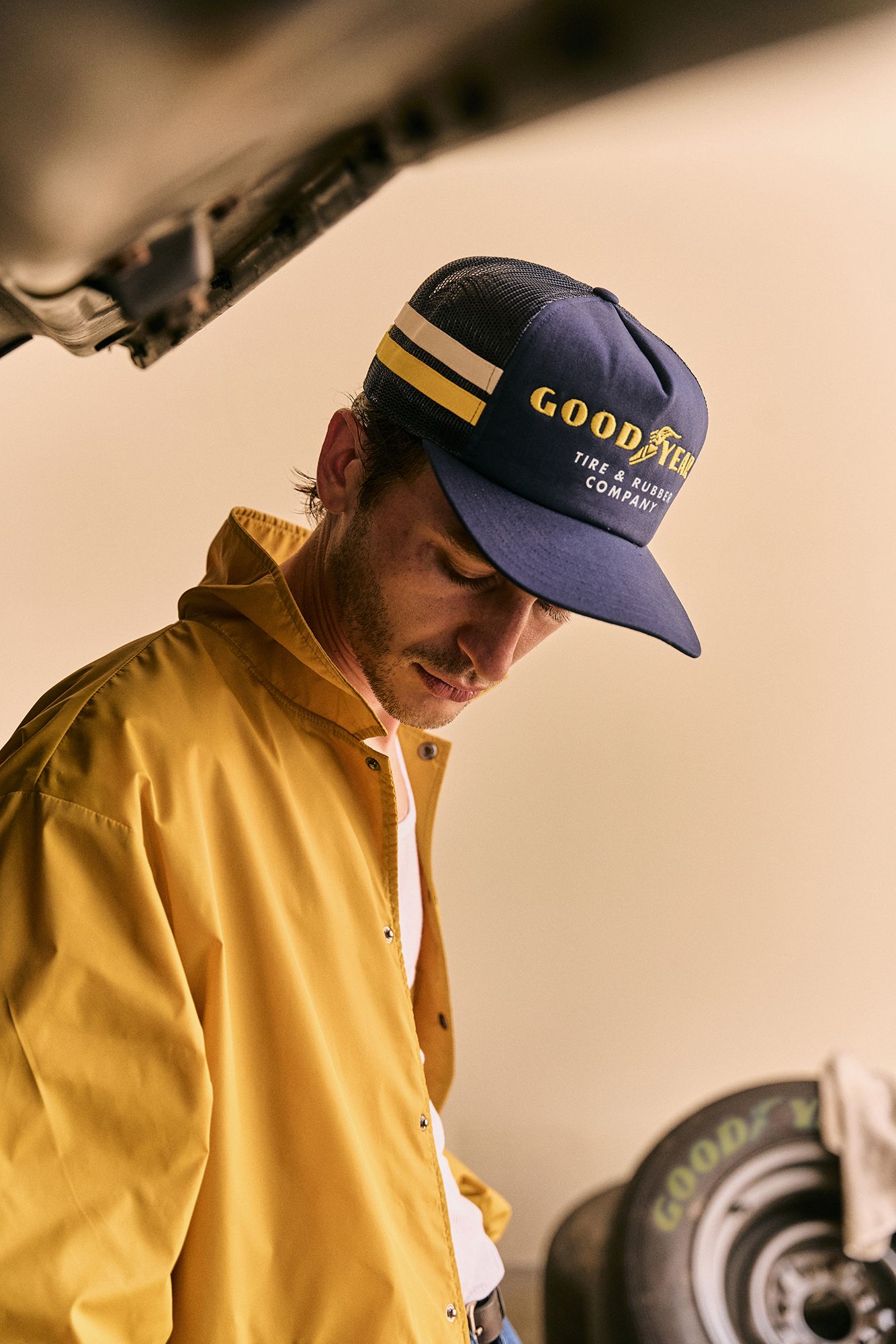 Brixton x Goodyear Service Trucker Hat product image