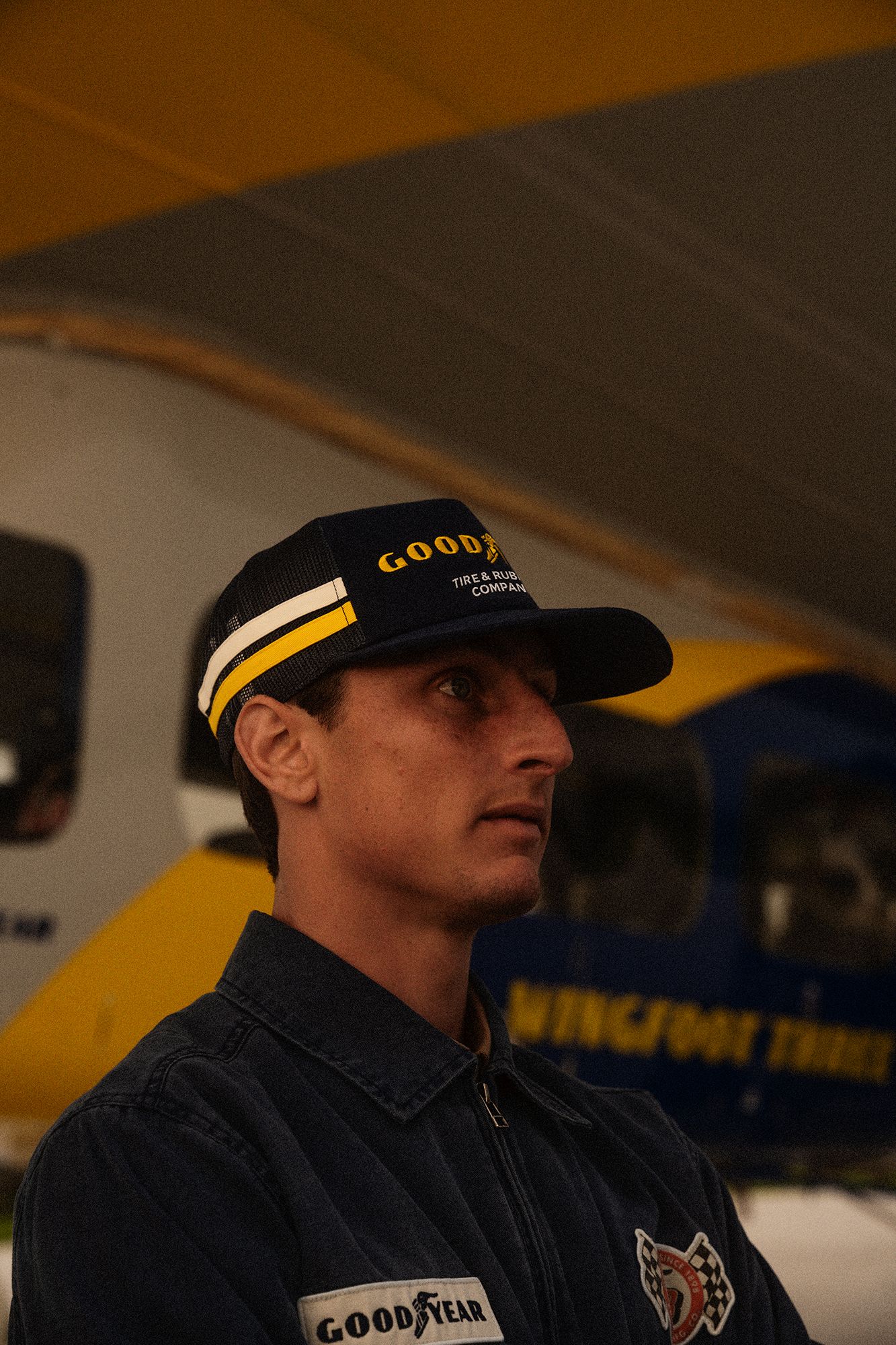 Brixton x Goodyear Service Trucker Hat product image
