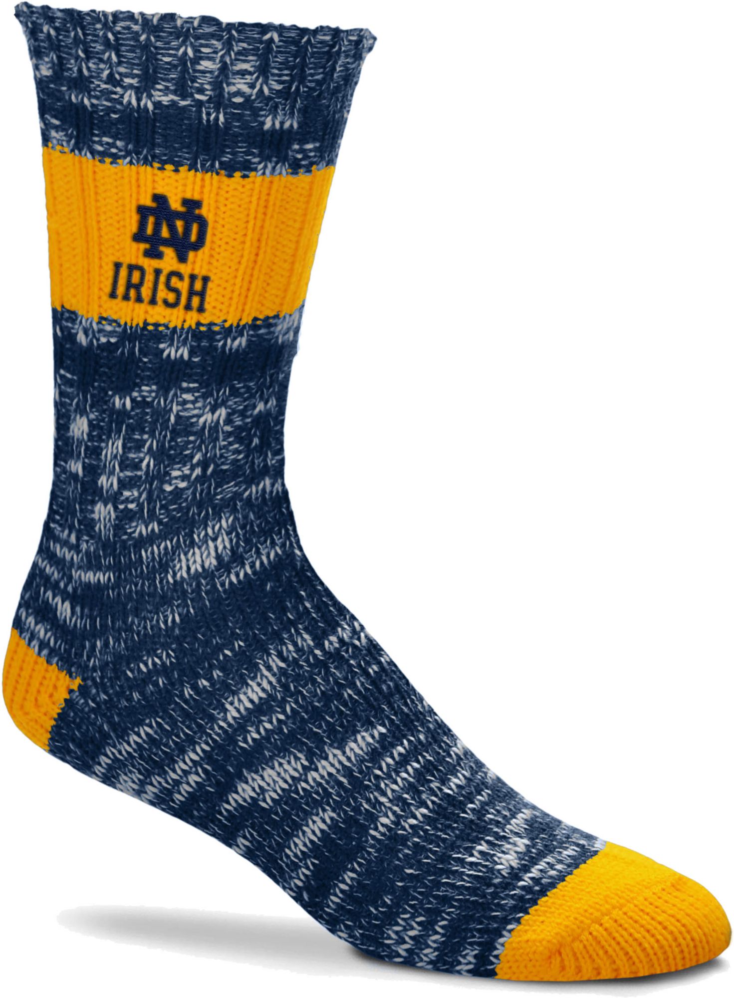 For Bare Feet Notre Dame Fighting Irish Alpine Crew Socks product image