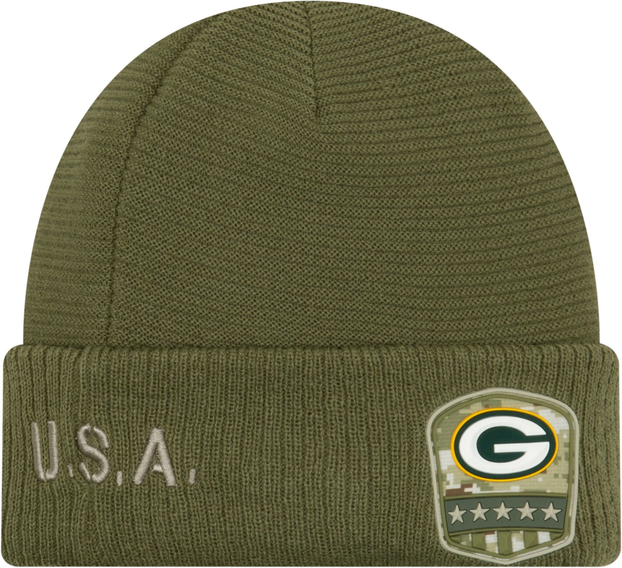 2019 Green Bay Packers Era Salute to Service Knit Hat Sideline Beanie Cap for sale online 