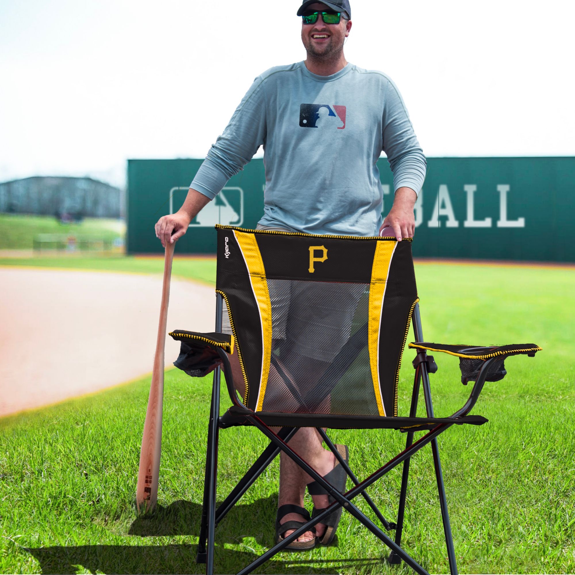 Kijaro Pittsburgh Pirates Dual Lock Pro Chair product image