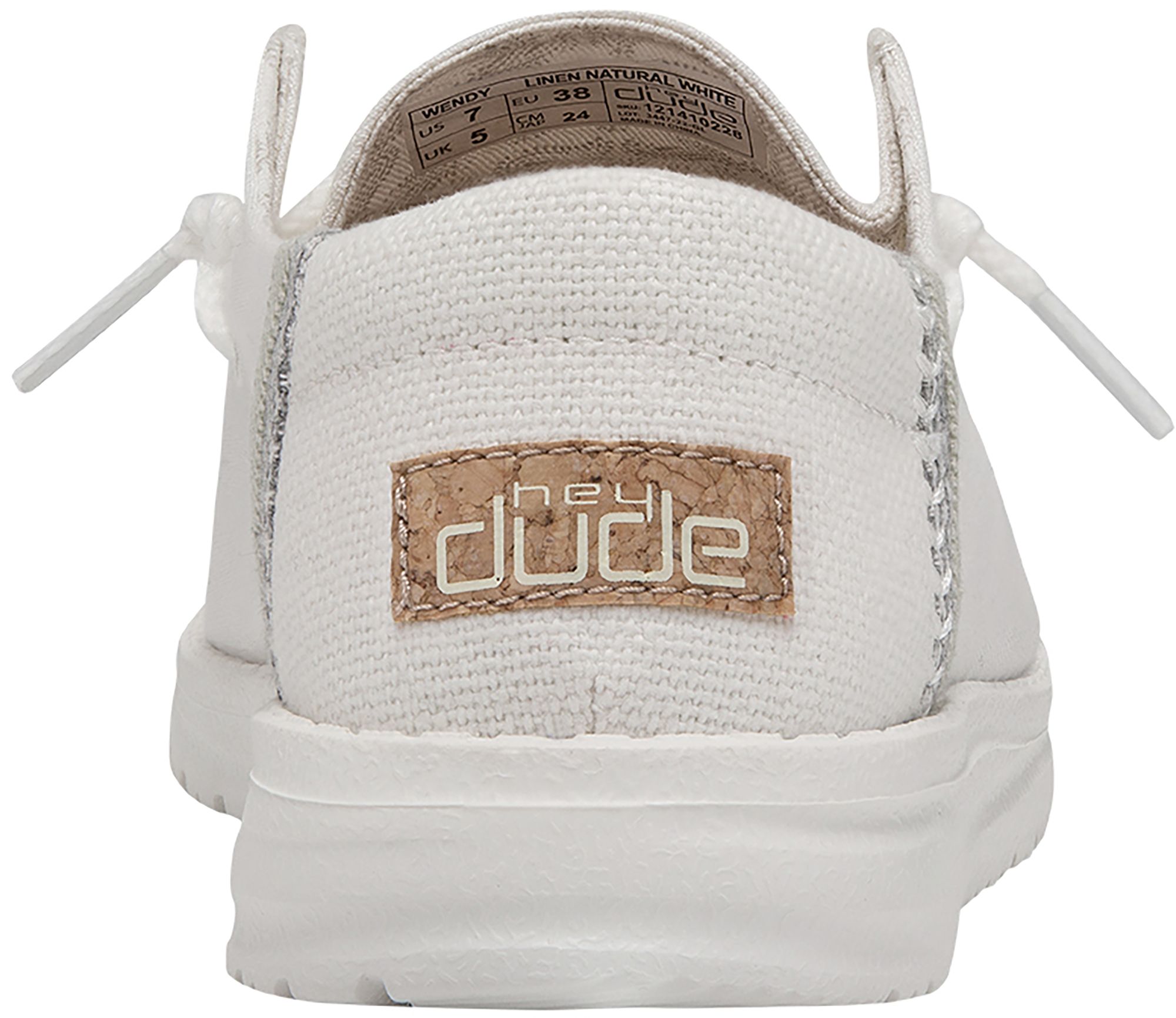 Hey Dude Women's Wendy Linen White Loafers product image