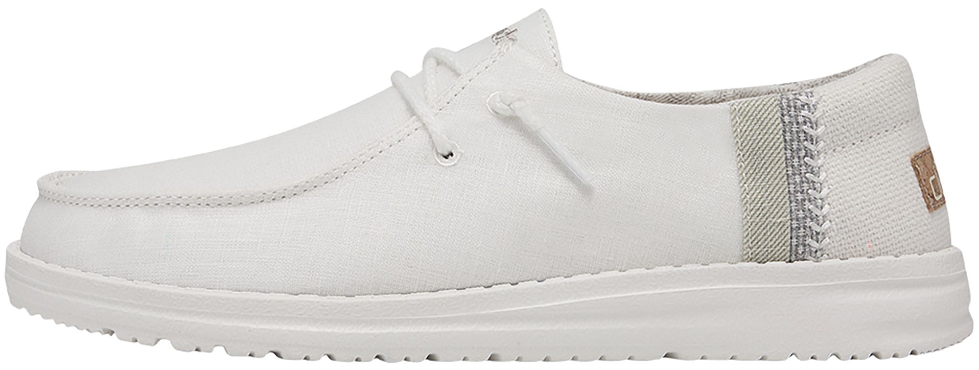 Hey Dude Women's Wendy Linen White Loafers product image