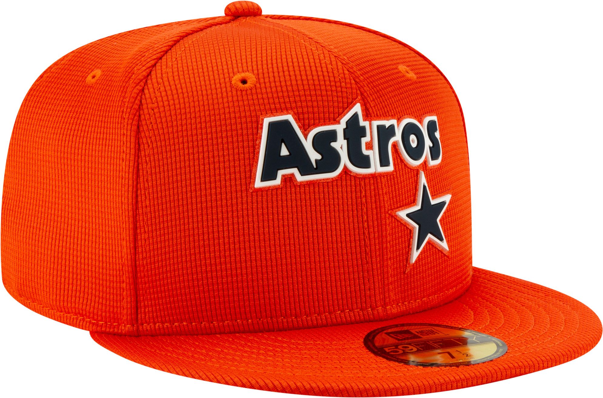 New Era Adult Houston Astros Orange 59Fifty Clubhouse Fitted Hat product image