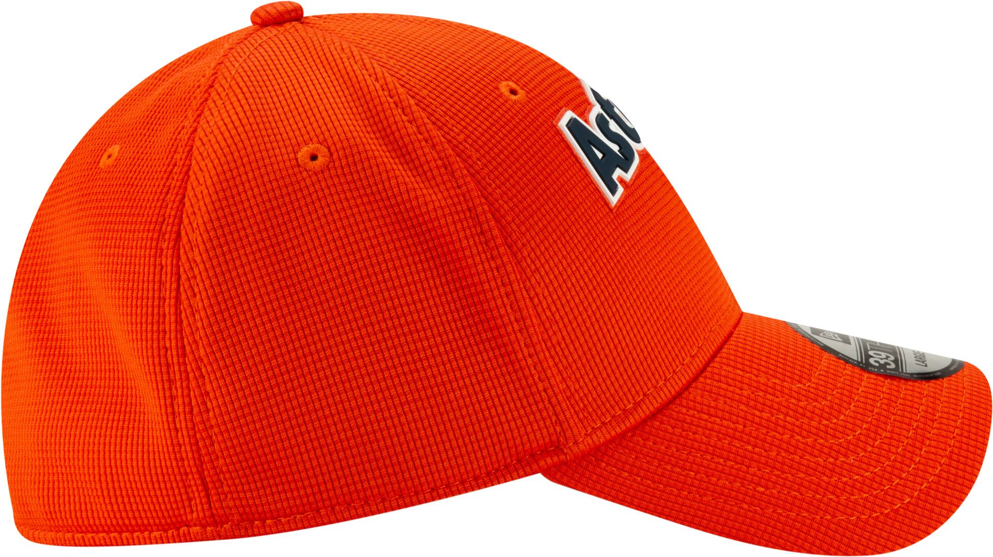 New Era Men's Houston Astros Orange 39Thirty Clubhouse Stretch Fit Hat product image
