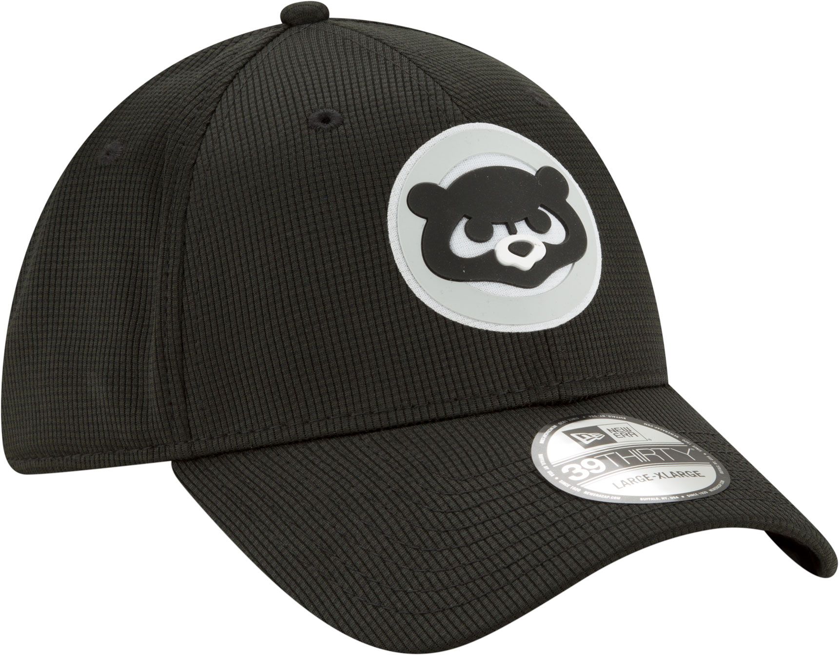 New Era Men's Chicago Cubs Black 39Thirty Clubhouse Stretch Fit Hat product image