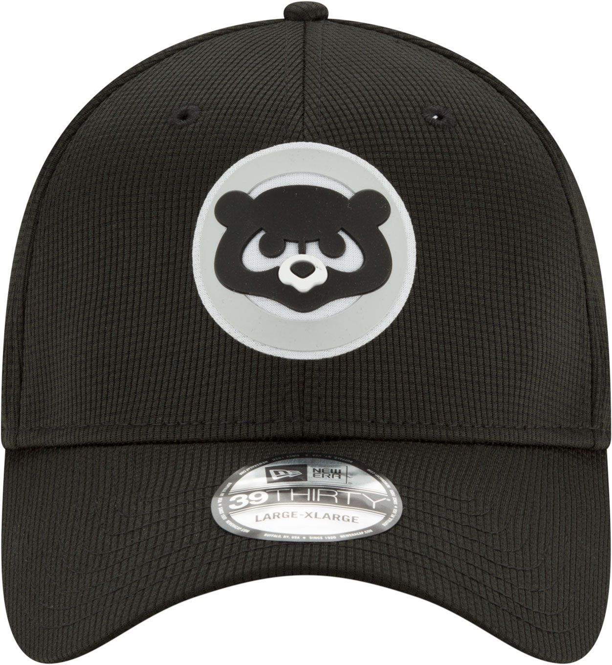 New Era Men's Chicago Cubs Black 39Thirty Clubhouse Stretch Fit Hat product image