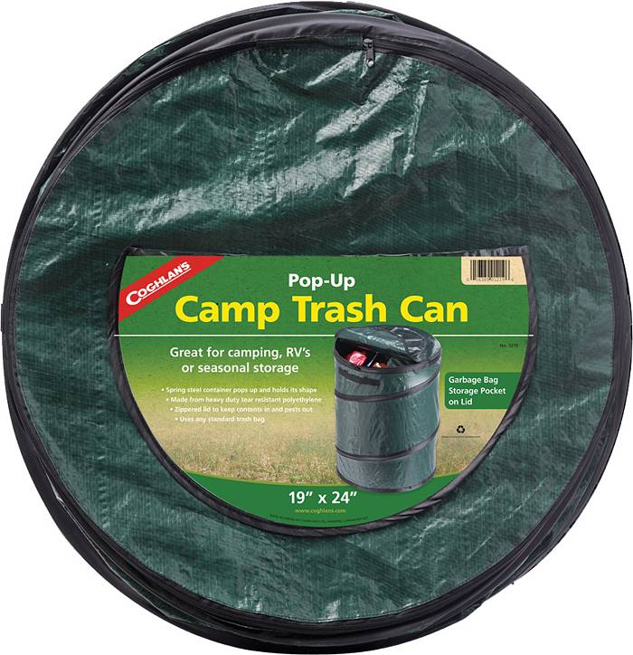 Coghlan's 1219 Pop-Up Camp Trash Can, 33 Gallon – Toolbox Supply