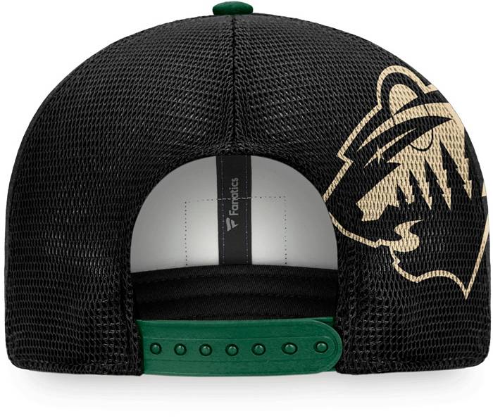 NEW Fanatics Minnesota Wild Reverse Retro Logo Green Snapback Hat