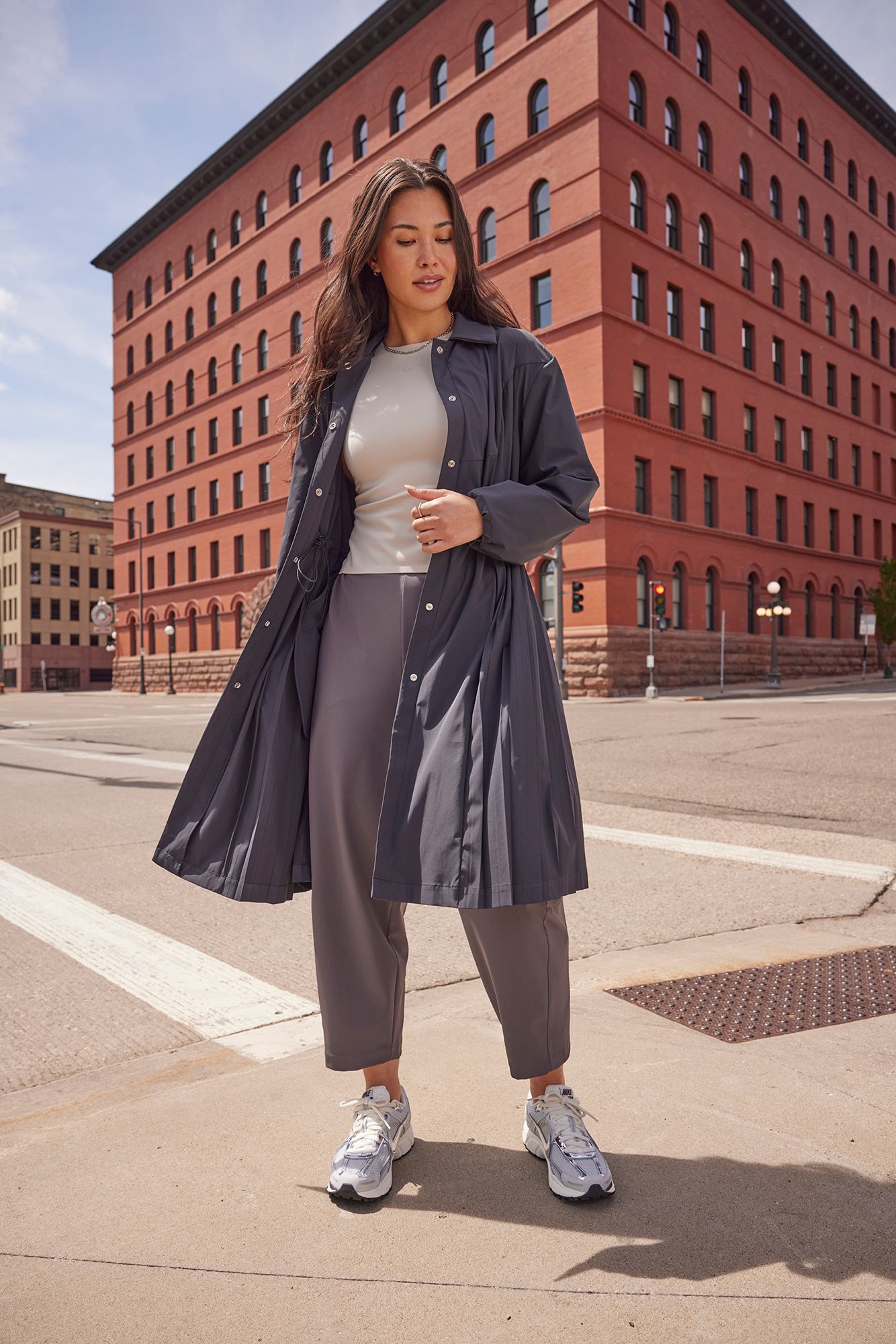 Nike Women's 24.7 PerfectStretch Dri-FIT Oversized Trench Coat product image