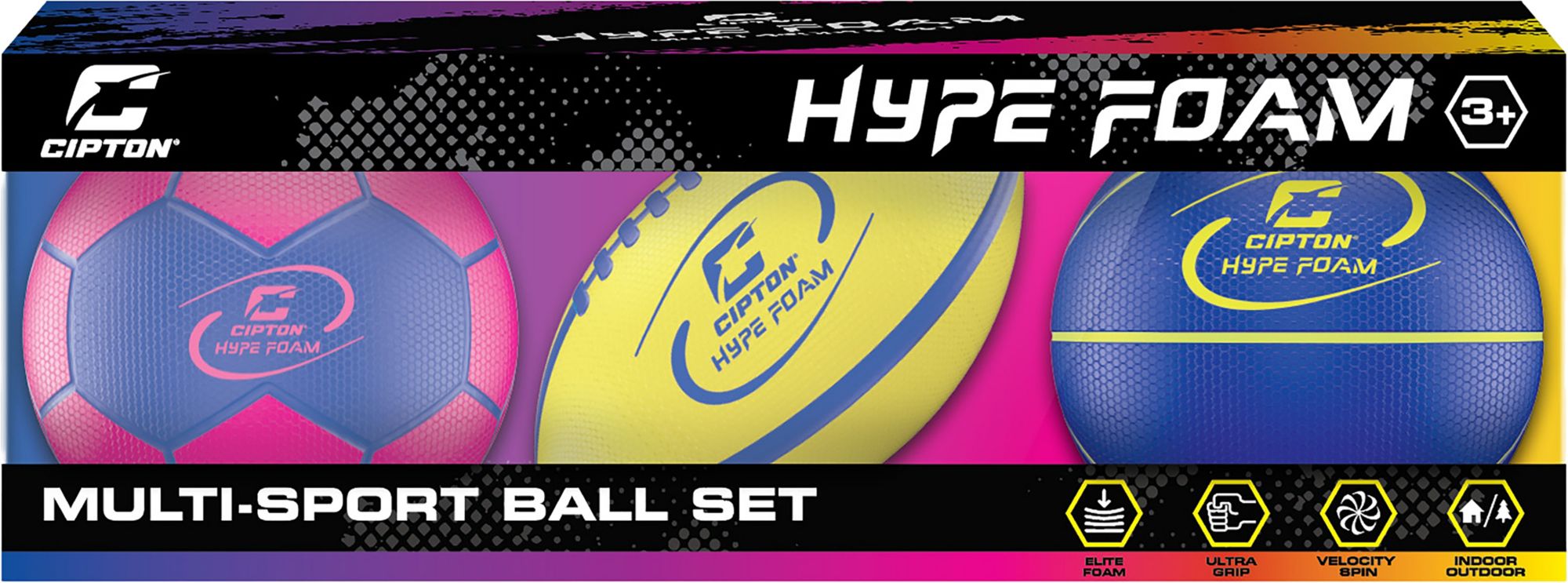 Cipton Hype Foam Multi-Sport Ball Set product image