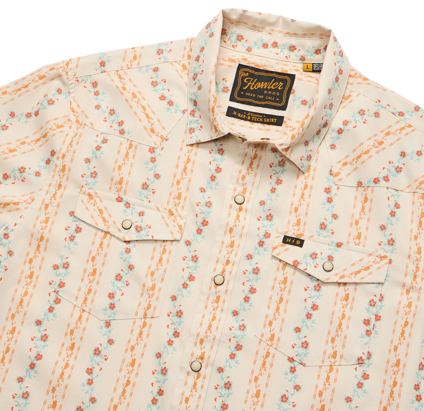 Howler Brothers Men's H Bar B SnapShirt product image