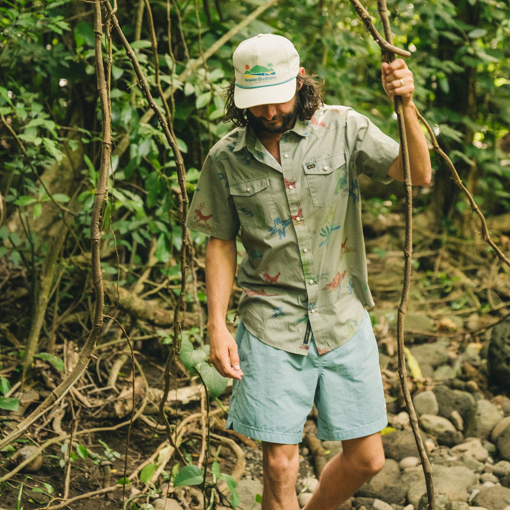 Howler Brothers Men's H Bar B SnapShirt product image