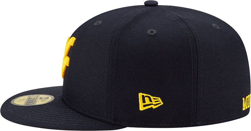 New Era Men's West Virginia Mountaineers Blue 59Fifty Fitted Hat product image