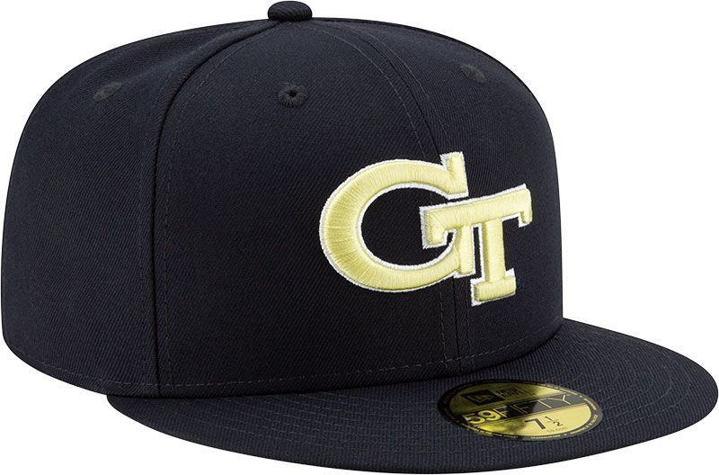 New Era Men's Georgia Tech Yellow Jackets Navy 59Fifty Fitted Hat product image