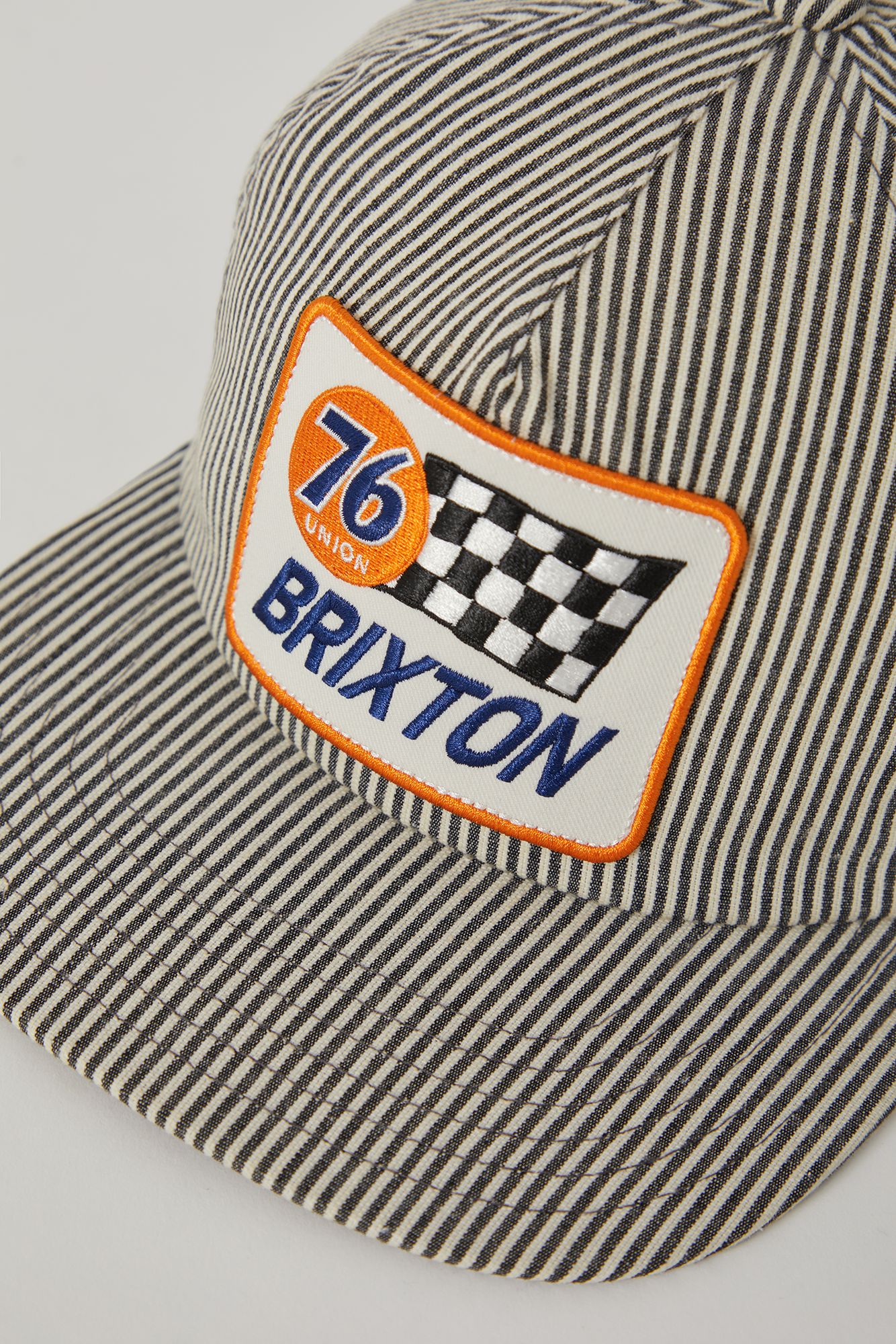 Brixton Union 76 Finish Line Snapback Hat product image