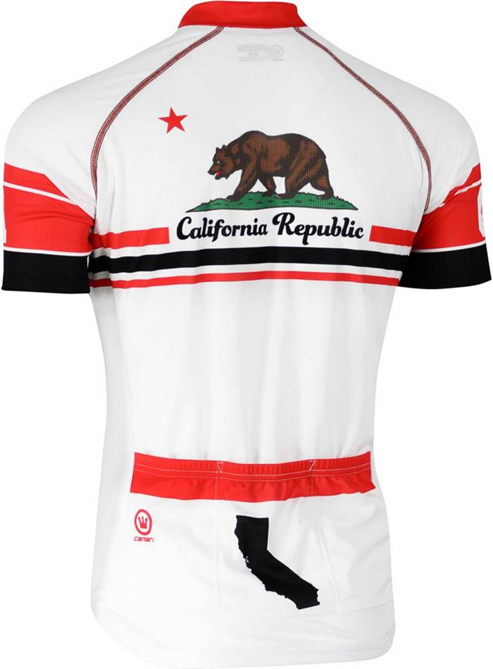 Men's Republic California Cycling Jersey - White