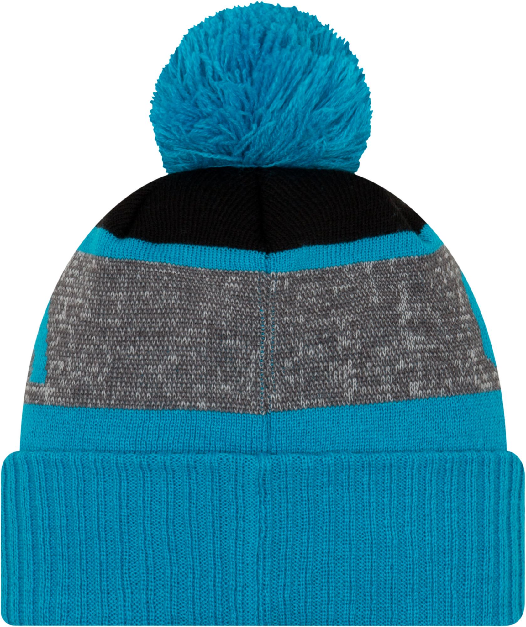 New Era Men's Carolina Panthers Pom Knit Hat product image