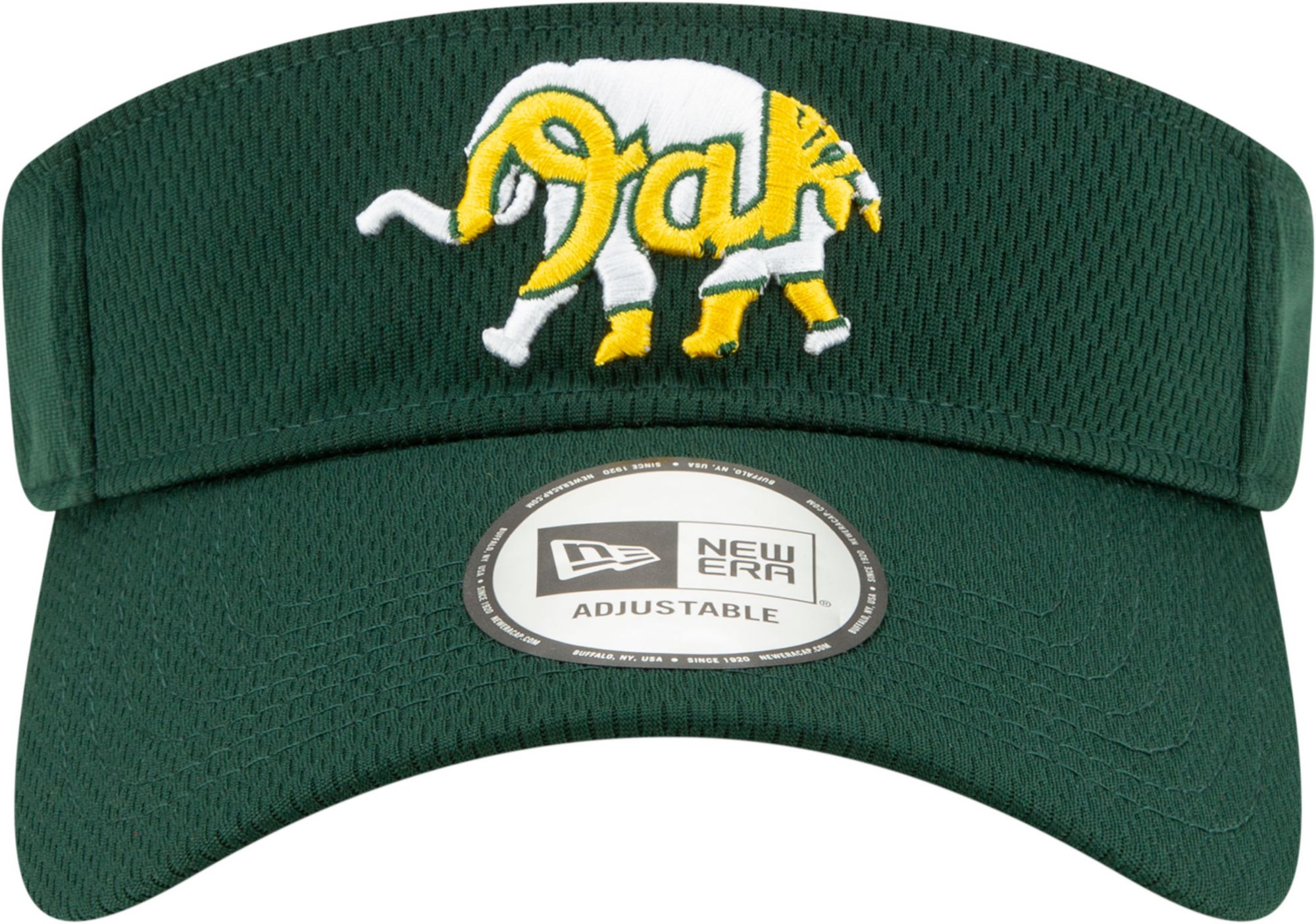 New Era Men's Athletics Batting Practice Green Visor product image