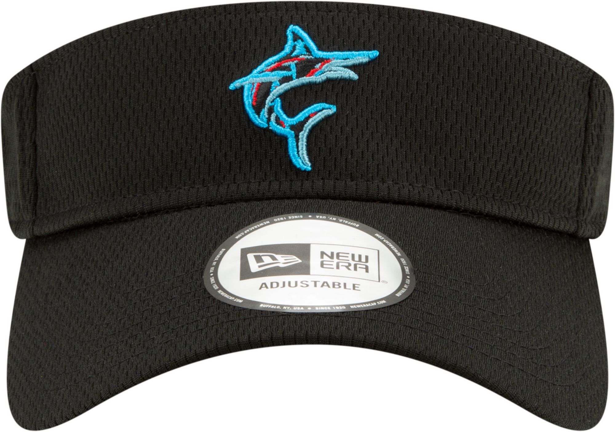 New Era Men's Miami Marlins Black Batting Practice Visor product image