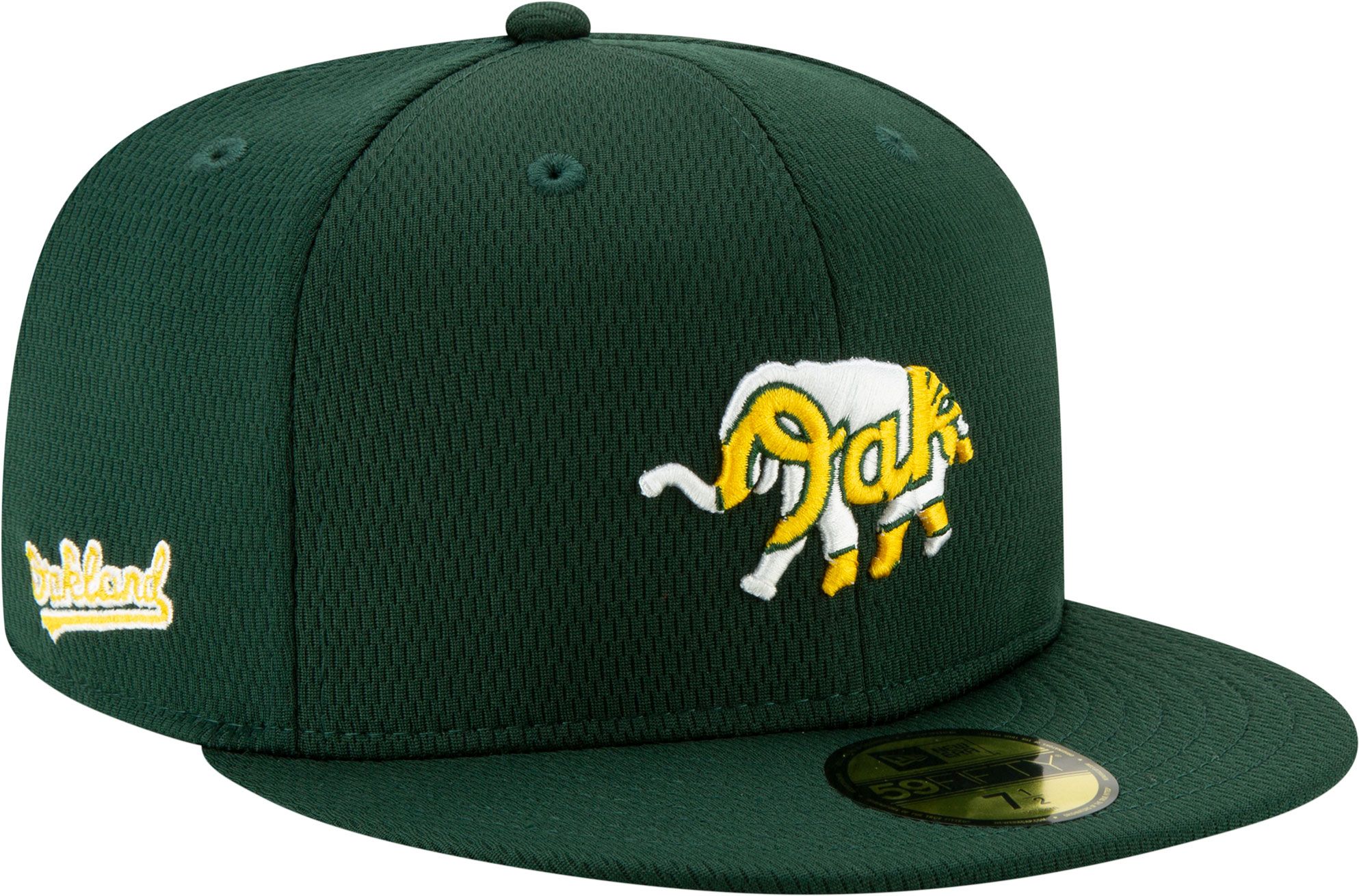 New Era Adult Athletics 59Fifty Green Batting Practice Fitted Hat product image