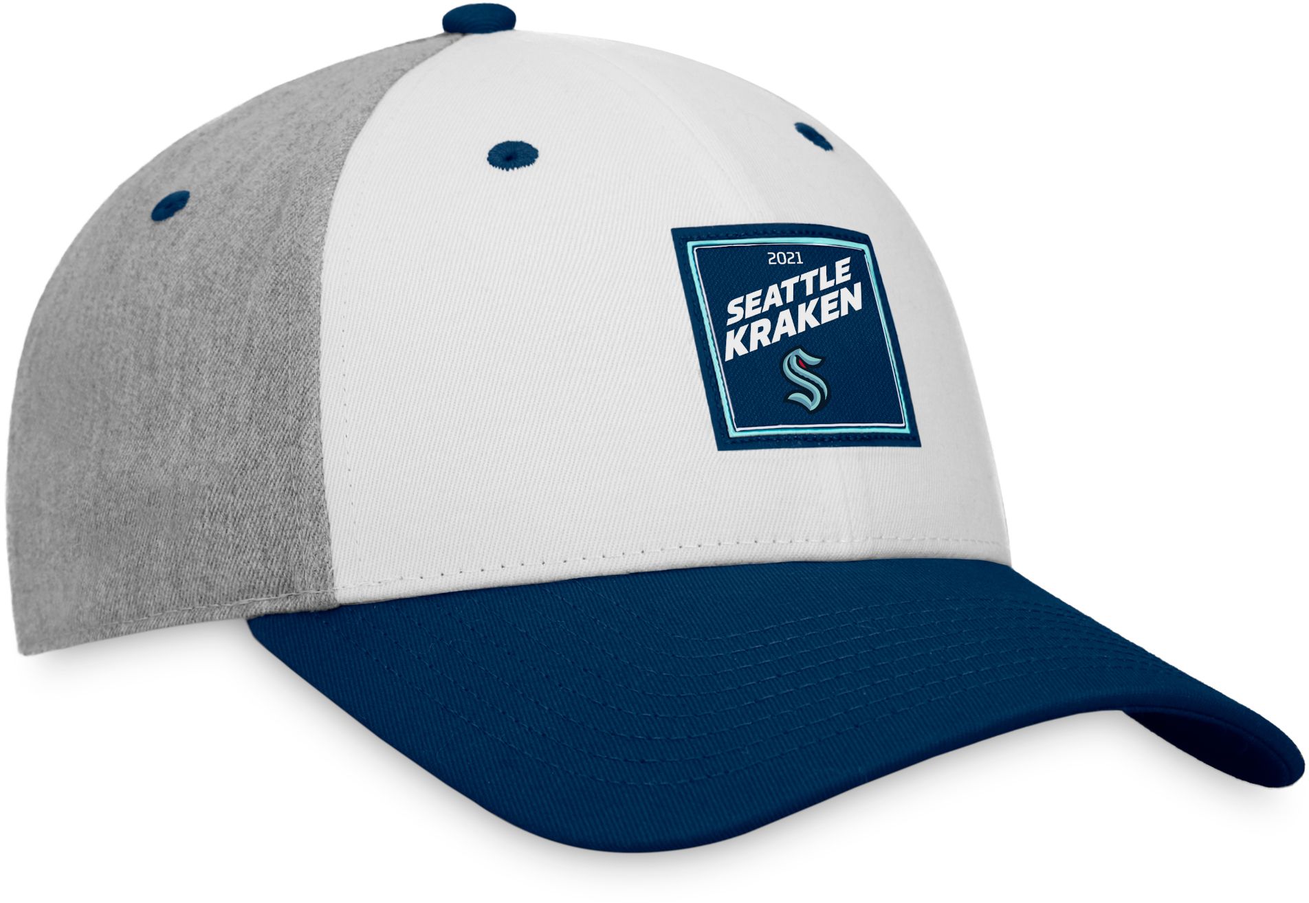 NHL Seattle Kraken Block Party Navy Adjustable Hat product image