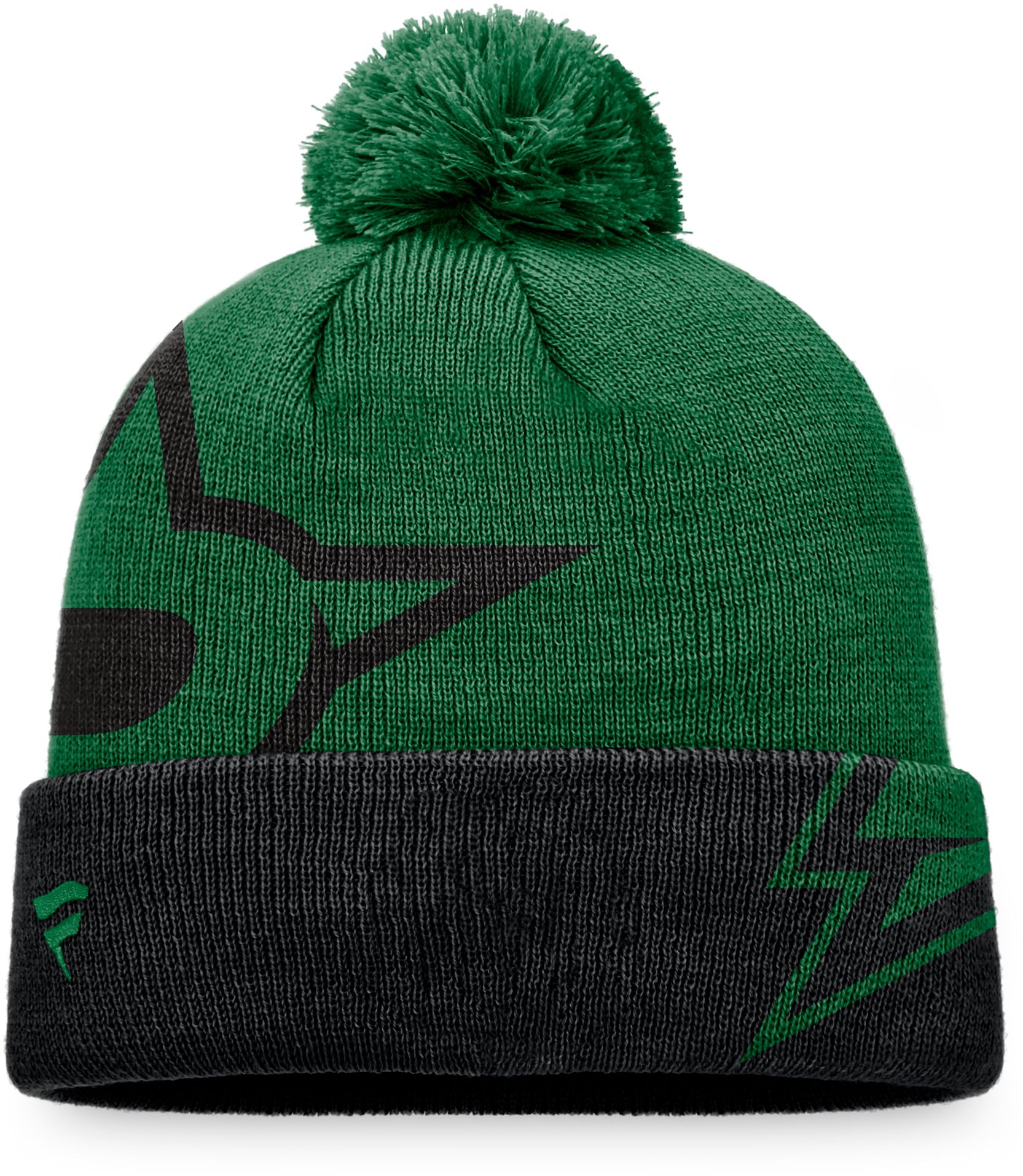 NHL Dallas Stars Block Party Cuffed Pom Knit Beanie product image