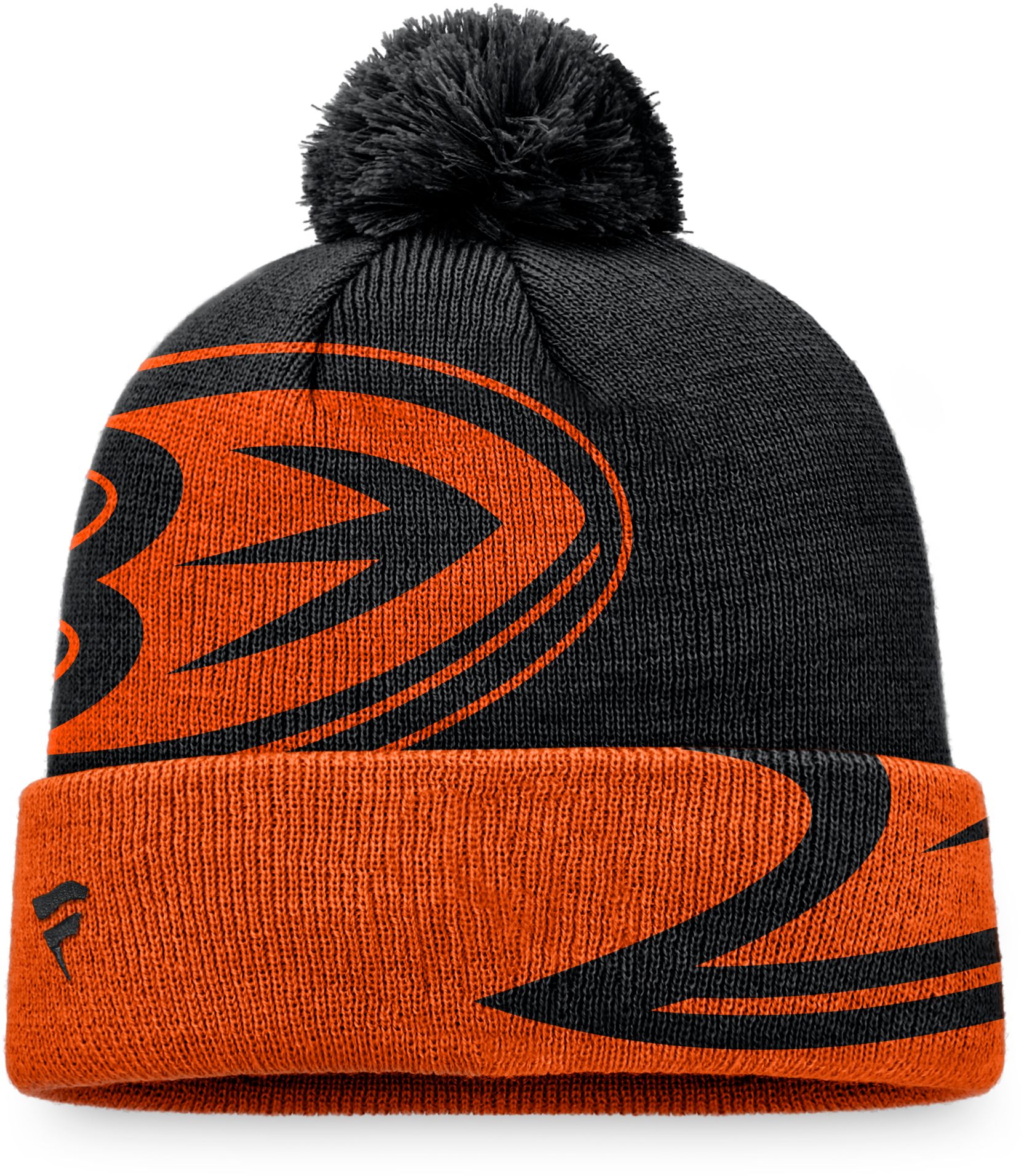 NHL Anaheim Ducks Block Party Cuffed Pom Knit Beanie product image