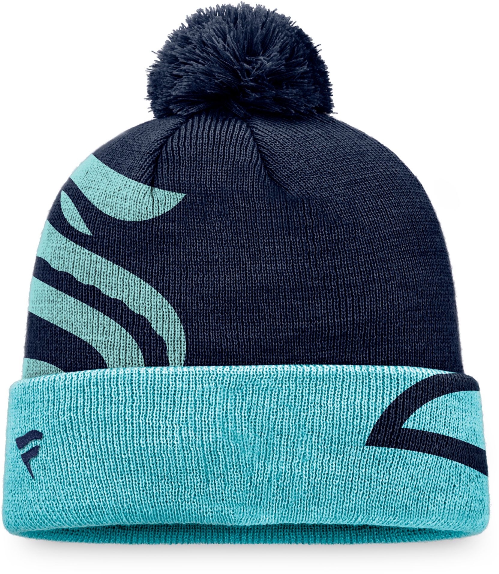 NHL Seattle Kraken Block Party Cuffed Pom Knit Beanie product image