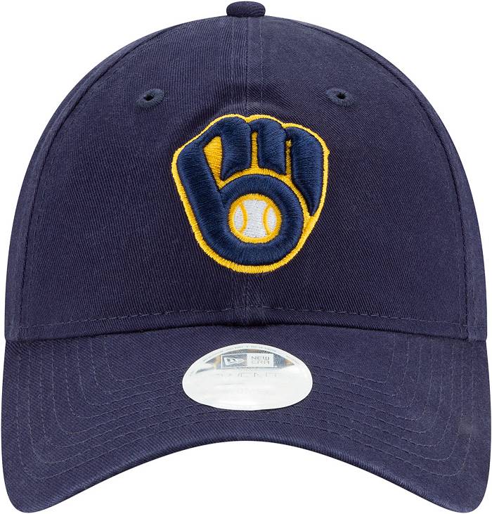 NEW ERA W 920ANNOUNCE D Women's Milwaukee Brewers New Navy Announce 9TWENTY  Adjustable Hat