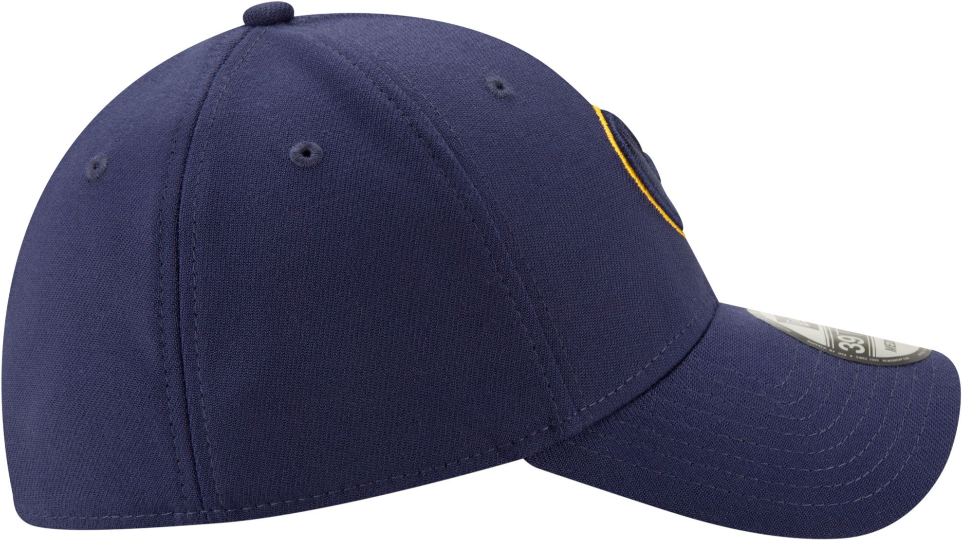 New Era Men's Milwaukee Brewers Navy 39Thirty Stretch Fit Hat product image