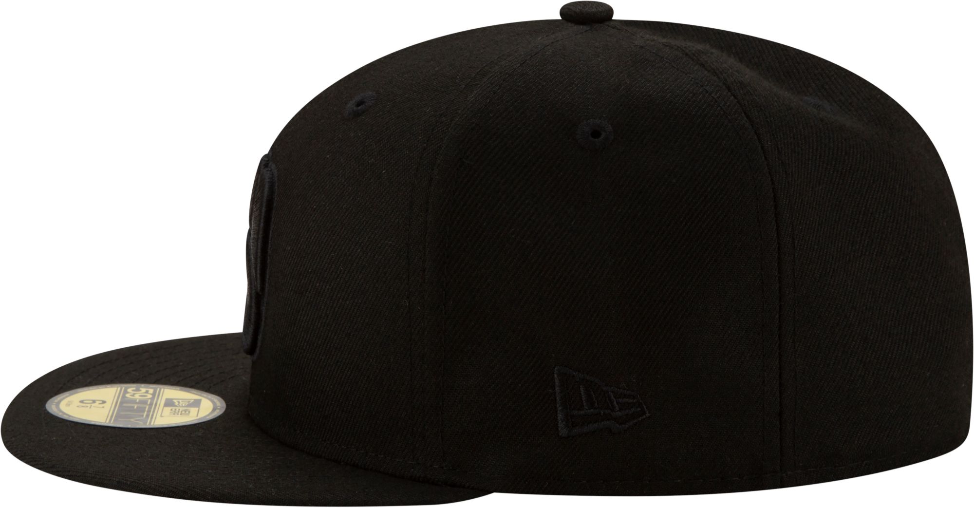 New Era Adult Milwaukee Brewers Black Basic 59Fifty Fitted Hat product image