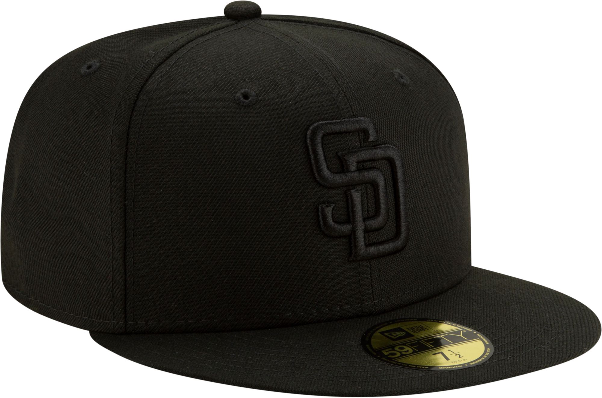 New Era Adult San Diego Padres Black Basic 59Fifty Fitted Hat product image