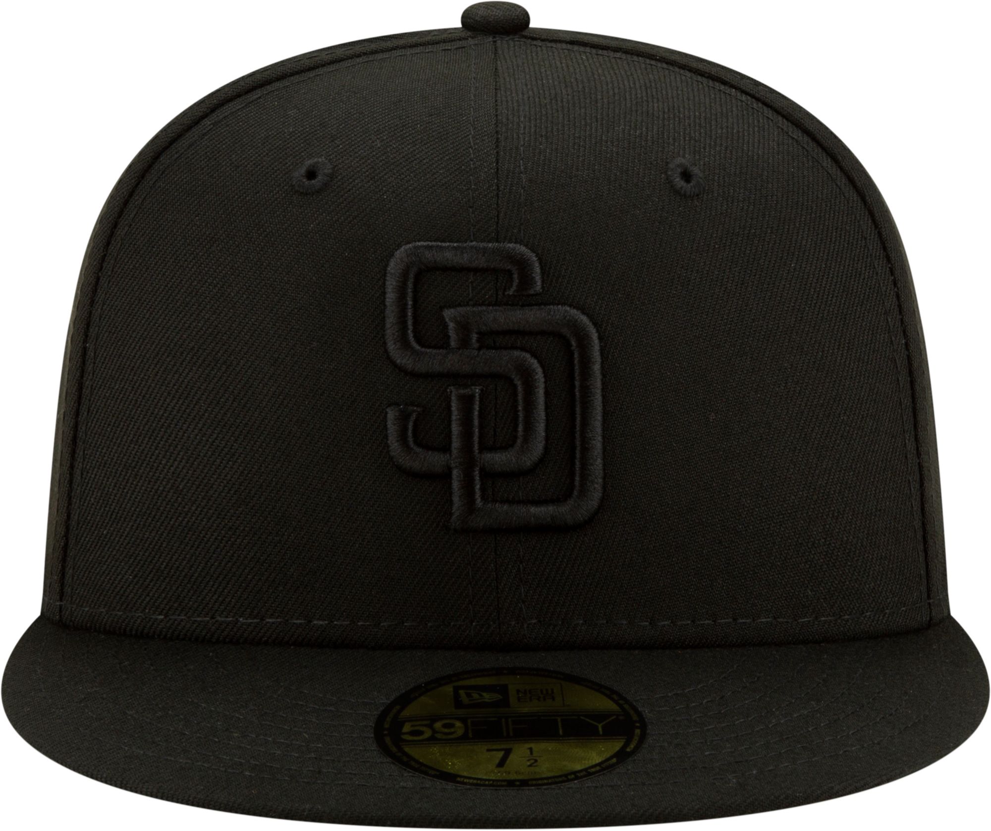 New Era Adult San Diego Padres Black Basic 59Fifty Fitted Hat product image