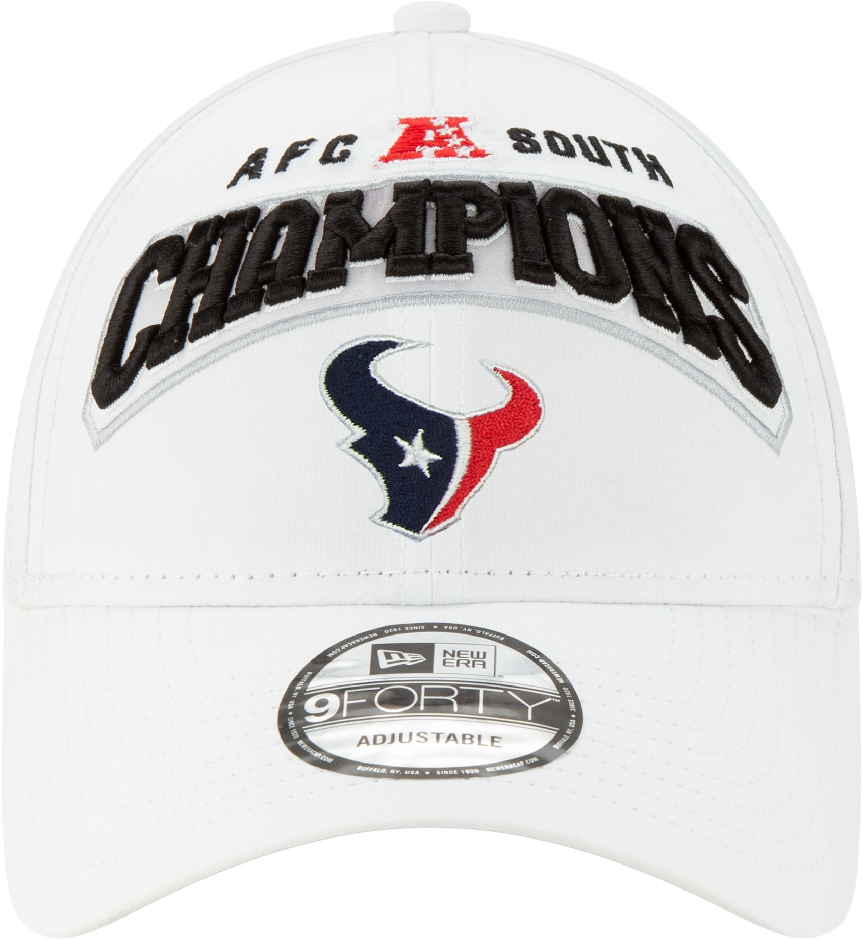 New Era Men's Houston Texans 2019 AFC South Division Champions 9Forty Adjustable Hat product image