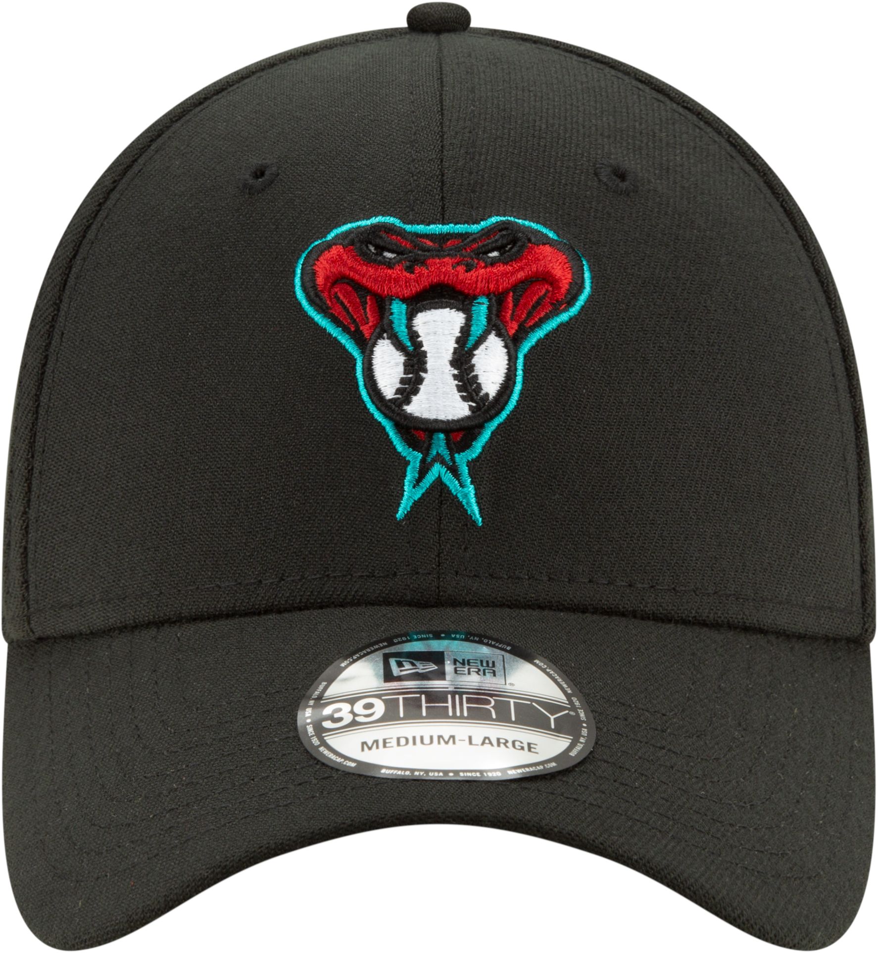 New Era Men's Arizona Diamondbacks 39Thirty Black Stretch Fit Hat product image