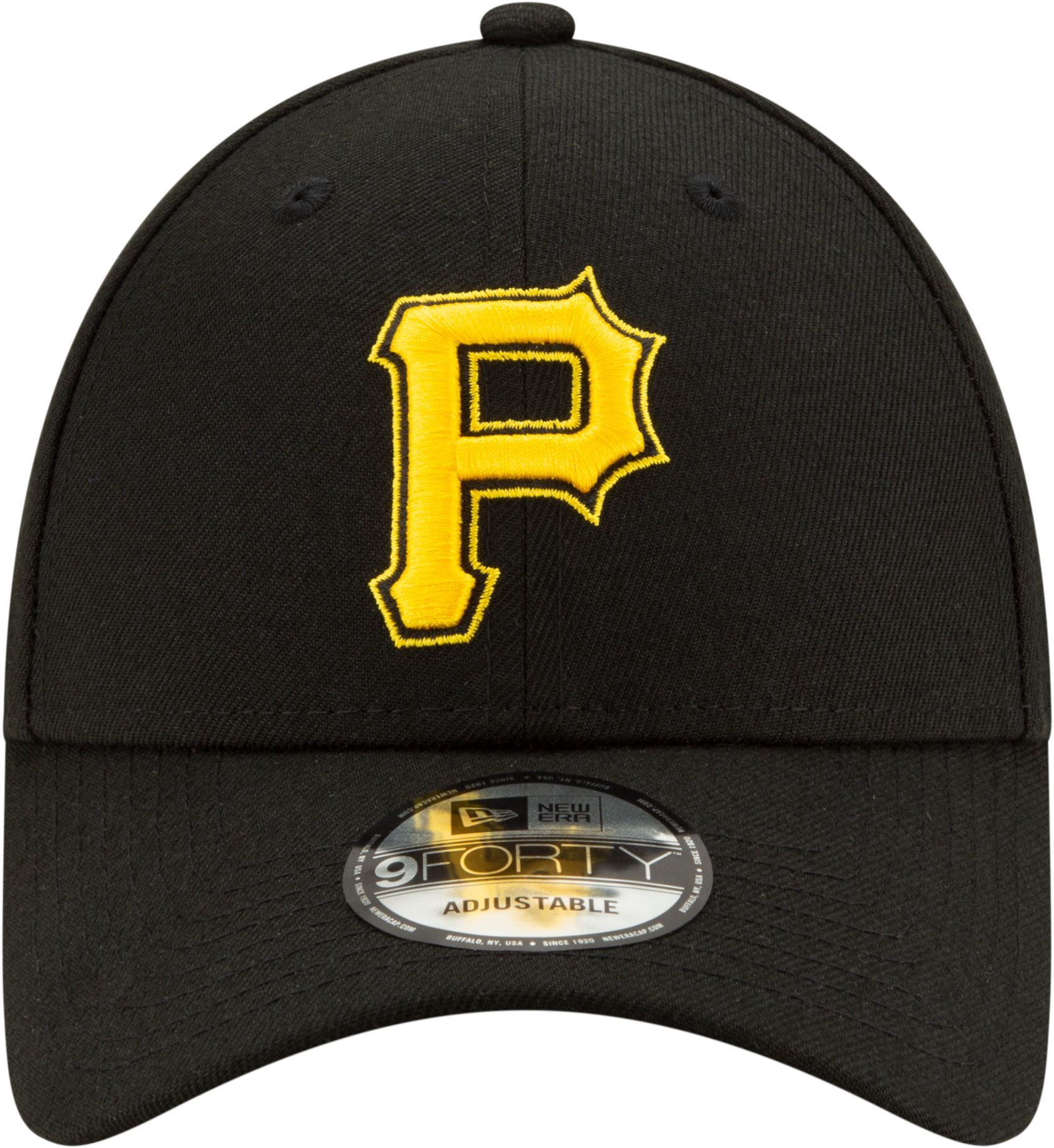 New Era Men's Pittsburgh Pirates Black 9Forty League Adjustable Hat product image