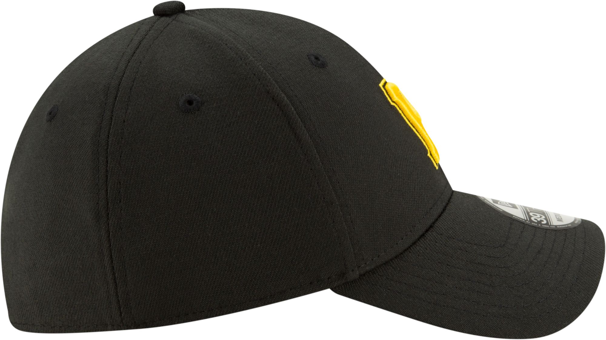 New Era Men's Pittsburgh Pirates Black Classic 39Thirty Stretch Fit Hat product image