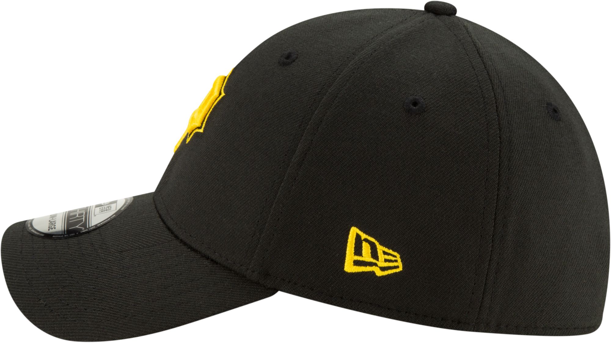 New Era Men's Pittsburgh Pirates Black Classic 39Thirty Stretch Fit Hat product image
