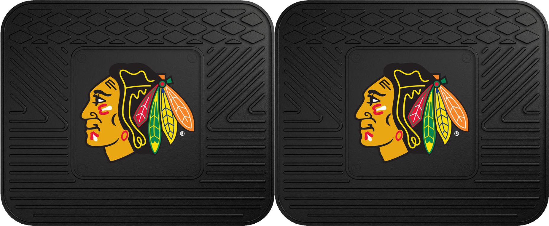 Chicago Blackhawks Two Pack Backseat Utility Mats product image