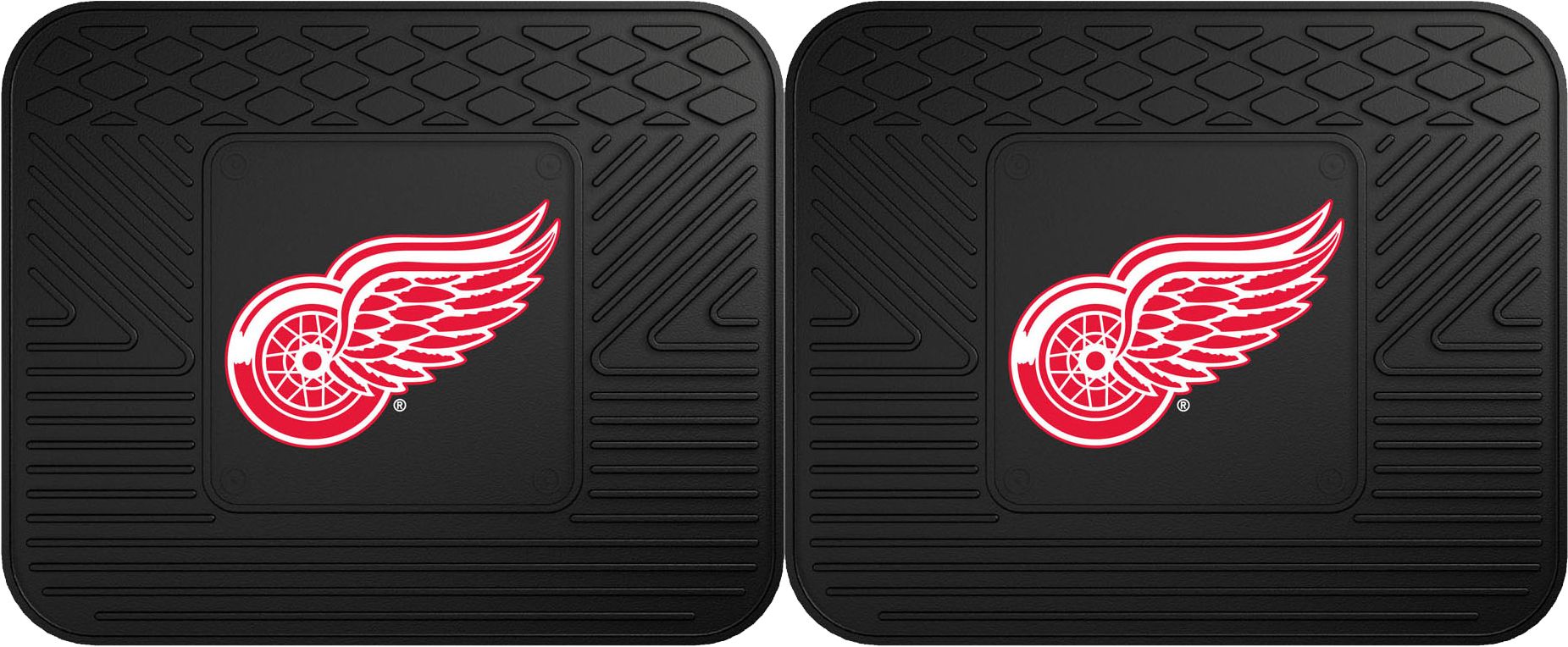 FANMATS Detroit Red Wings Two Pack Backseat Utility Mats product image