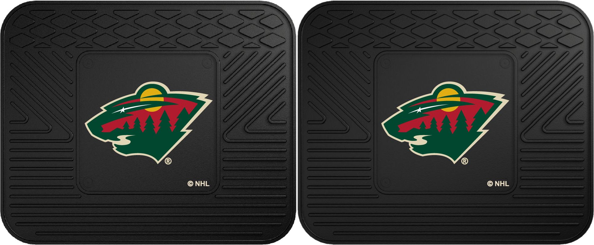 Minnesota Wild Two Pack Backseat Utility Mats product image
