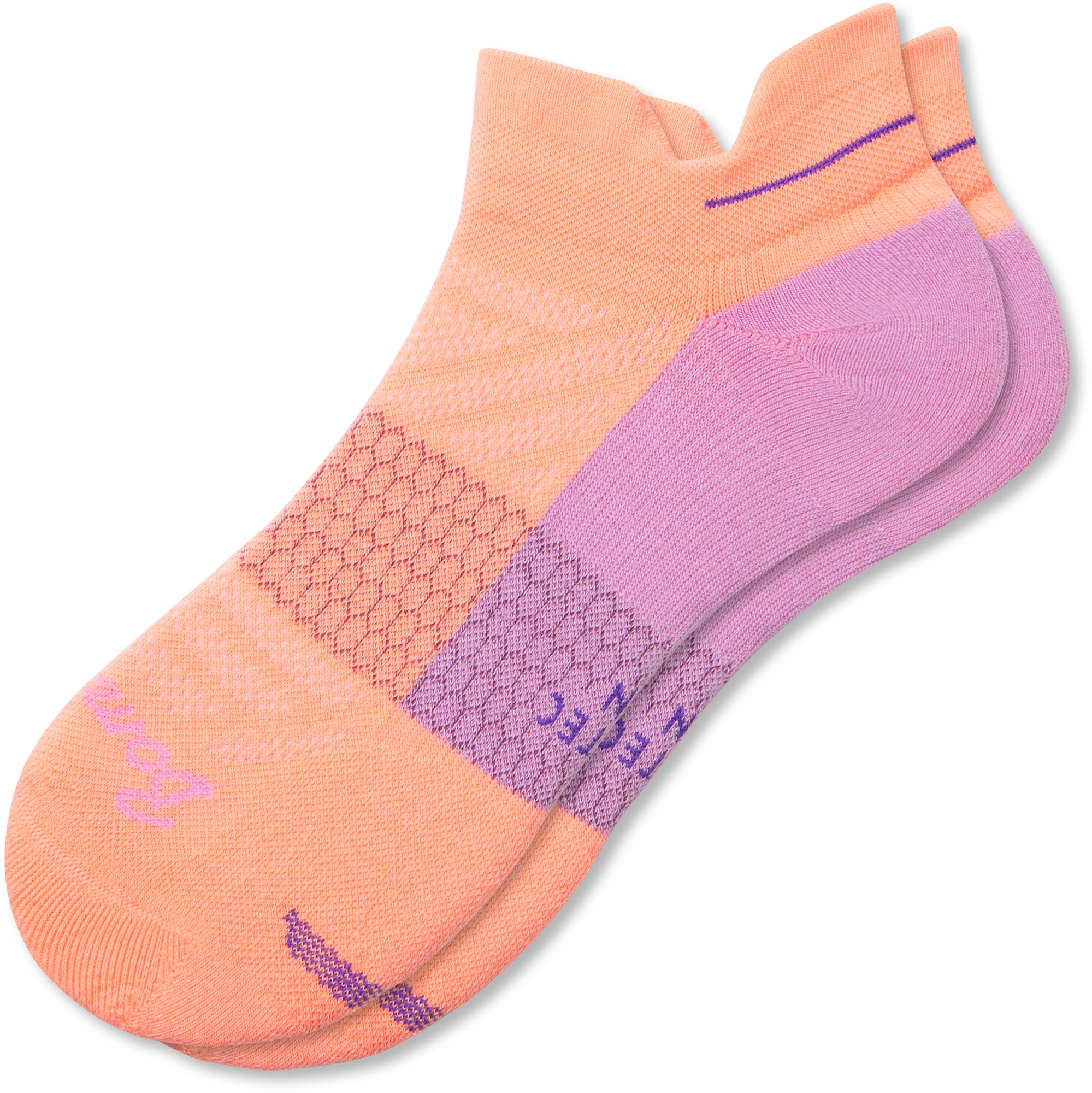 Bombas Solid Colorblock Marl Toe Running Ankle Socks product image