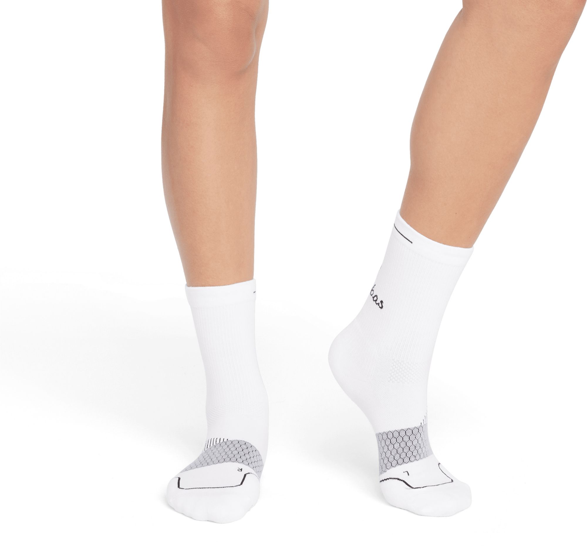 Bombas Adult Script Logo Run Half Calf Socks product image