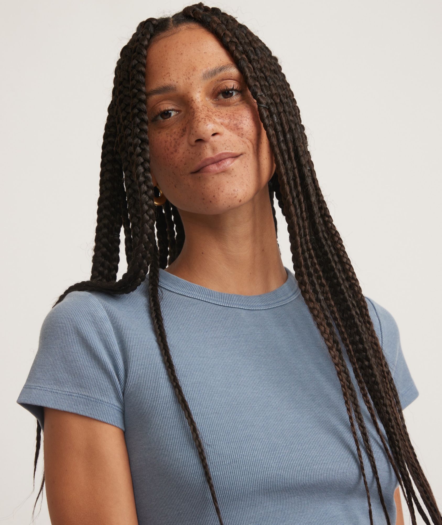 Marine Layer Women's Lexi Rib Sun-In Crew Tee product image