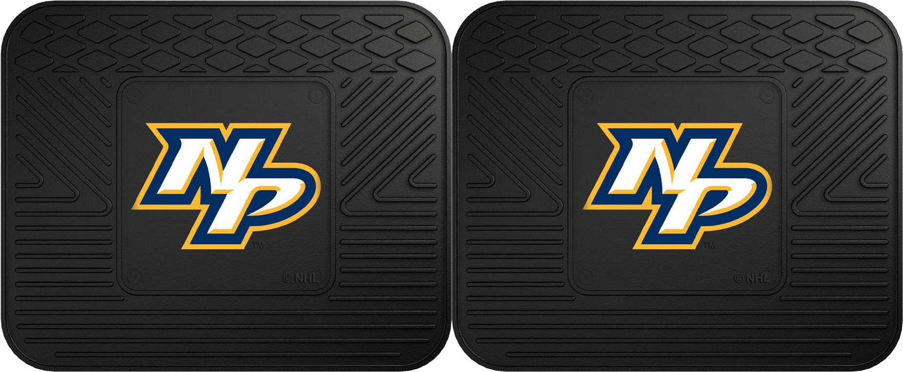 FANMATS Nashville Predators Two Pack Backseat Utility Mats product image